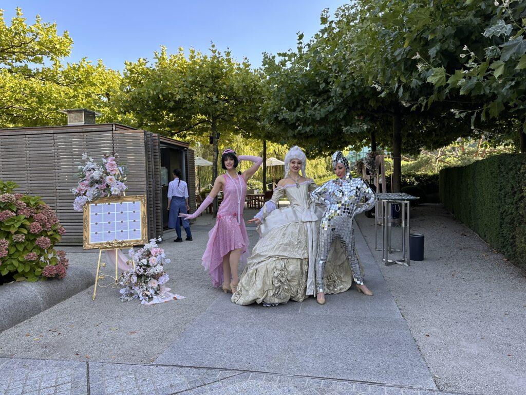Animation-Bauchladen-Spiegel-Barock