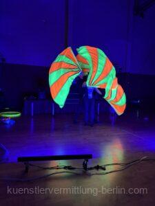 Blacklight show at the Ringhotel Silvester