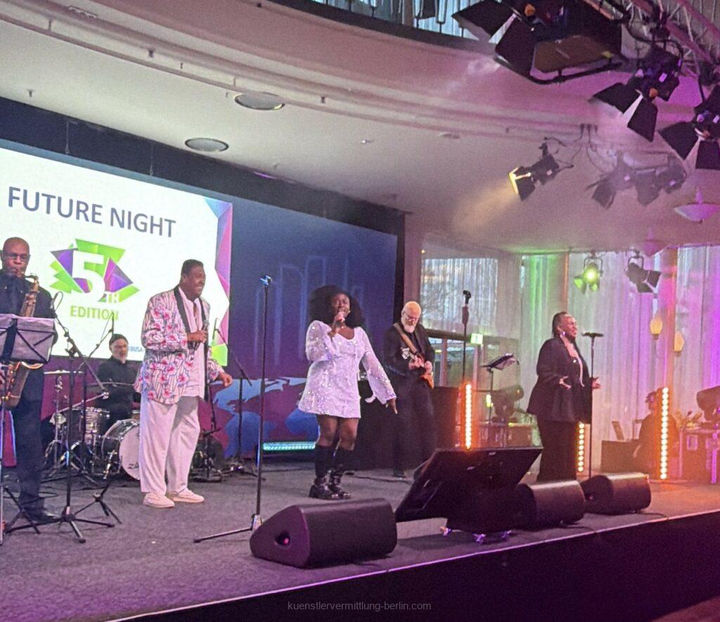 Party band live at the Bus2Bus trade fair in Berlin