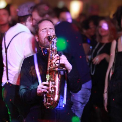 DJ with live saxophone for events and private functions